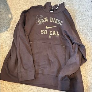 San Diego Padres Nike hoodie. Some stains near the pocket.